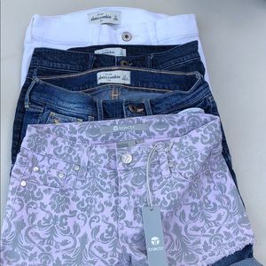 Four pairs of shorts!